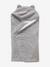 Plaid bébé à capuche en microfibre, doublé polaire GRIS - vertbaudet enfant 