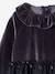 Girl's Christmas velvet dress with starry tulle anthracite - vertbaudet enfant 