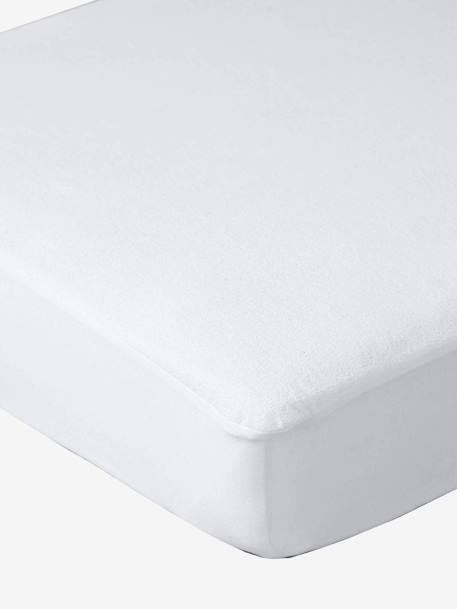 Ultra-Breathable Mattress Protector White - vertbaudet enfant 