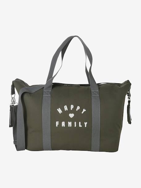 Sac à langer week-end MALAGA grey green+kaki+MARINE GRISE+sauge - vertbaudet enfant 