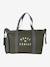 Weekend Changing Bag with Print: La Vie est Pleine de Surprises Dark Blue+GREEN MEDIUM SOLID WITH DESIG+grey green+khaki - vertbaudet enfant 