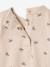 Printed long-sleeved baby t-shirt marl beige+old rose - vertbaudet enfant 