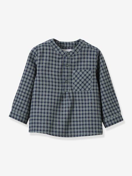 Chequered Shirt for Babies, CYRILLUS multicoloured - vertbaudet enfant 