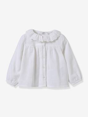 Bébé-Blouse bébé en gaze de coton