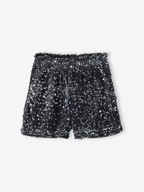 -Short fille noël à sequins 