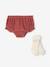 Set for Newborns: Bloomer Shorts + Tights tomato red - vertbaudet enfant 