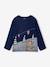 Christmas Print T-Shirt for Boys fir green+navy blue - vertbaudet enfant 