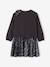Sequinned Christmas Dress with 2-in-1 Effect, for Girls anthracite - vertbaudet enfant 