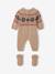 Newborn 2-piece Christmas knitted set: jumpsuit + socks marl beige - vertbaudet enfant 
