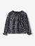 Girls' sequinned Christmas blouse silver - vertbaudet enfant 
