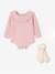 Newborn Set: Knitted Romper + Tights mauve - vertbaudet enfant 