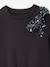 Robe fille noël à sequins effet 2 en 1 anthracite - vertbaudet enfant 