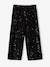 Wide-Leg Christmas Trousers with Sequins for Girls black - vertbaudet enfant 