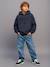Hooded Sweatshirt with Print for Boys, JONEN black - vertbaudet enfant 