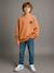 Pack of 2 Plain Long-Sleeved Sweatshirts for Boys, JONEN caramel - vertbaudet enfant 