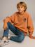 Pack of 2 Plain Long-Sleeved Sweatshirts for Boys, JONEN caramel - vertbaudet enfant 
