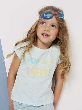 Girls-Tops-T-Shirts-T-shirt for Girls with Stylish Message