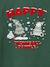 Christmas Print T-Shirt for Boys fir green+navy blue - vertbaudet enfant 
