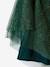 Christmas Special Dress in Velour & Sparkling Tulle for Girls emerald green+red - vertbaudet enfant 