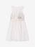 Robe fille noël à sequins et tulle écru - vertbaudet enfant 