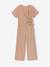Girl's Christmas jumpsuit with fancy bow detail rosy - vertbaudet enfant 