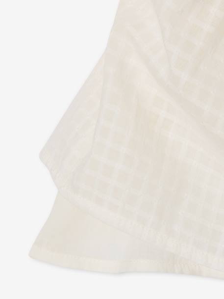 Blouse fille noël smocks brodés écru - vertbaudet enfant 