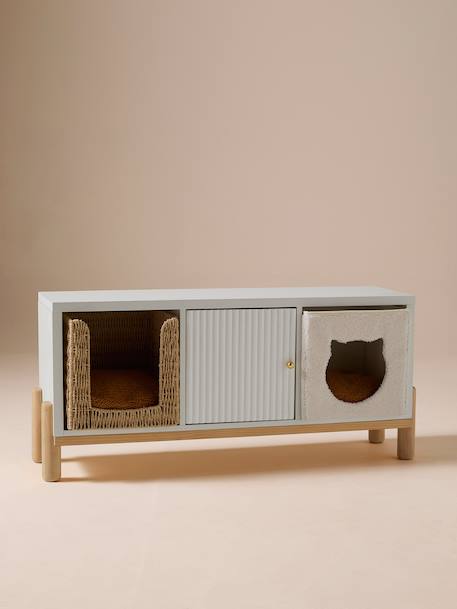 Rope cat basket in FAMILY paper beige - vertbaudet enfant 