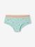 Pack of 5 Shorties for Girls BLUE LIGHT ALL OVER PRINTED - vertbaudet enfant 
