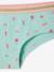 Pack of 5 Shorties for Girls BLUE LIGHT ALL OVER PRINTED - vertbaudet enfant 
