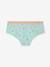 Pack of 5 Shorties for Girls BLUE LIGHT ALL OVER PRINTED - vertbaudet enfant 