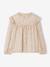 Long-Sleeved Christmas T-Shirt for Girls gold - vertbaudet enfant 