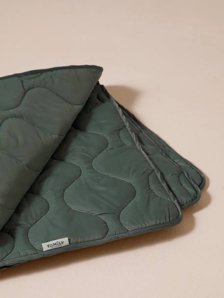 Roll-up travel blanket for pets FAMILY green - vertbaudet enfant 