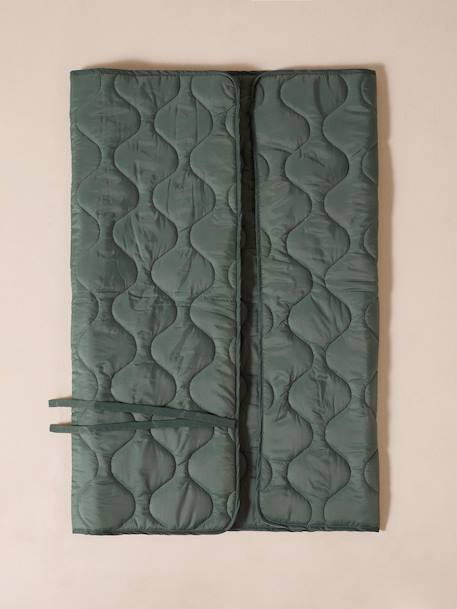 Roll-up travel blanket for pets FAMILY green - vertbaudet enfant 