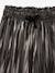 Girl's wide-leg pleated lam‚ trouser silver - vertbaudet enfant 