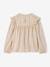 Long-Sleeved Christmas T-Shirt for Girls gold - vertbaudet enfant 