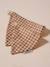 Checkered bandana collar for dogs FAMILY chequered brown - vertbaudet enfant 