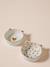 Set of 2 Ceramic Cat Bowls, FAMILY ecru+printed white - vertbaudet enfant 