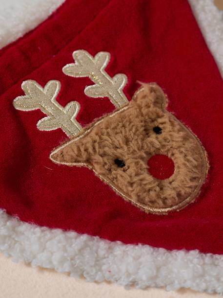 Bandana collar + Christmas beanie for dog FAMILY red - vertbaudet enfant 