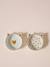 Set of 2 Ceramic Cat Bowls, FAMILY ecru+printed white - vertbaudet enfant 