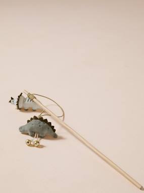 Linge de lit & Déco-Décoration-Animaux de compagnie-Jouet pour chat canne à pêche Dinosaures