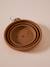Collapsible silicone bowl, FAMILY camel - vertbaudet enfant 
