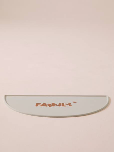 Mat for feeding bowl, FAMILY beige - vertbaudet enfant 