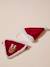 Bandana collar + Christmas beanie for dog FAMILY red - vertbaudet enfant 