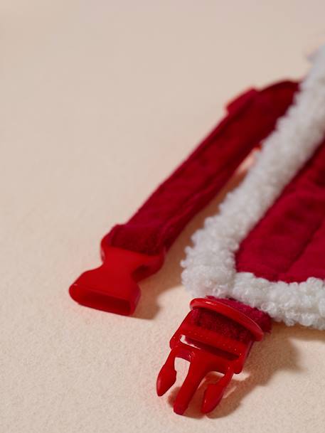 Bandana collar + Christmas beanie for dog FAMILY red - vertbaudet enfant 