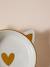 Set of 2 Ceramic Cat Bowls, FAMILY ecru+printed white - vertbaudet enfant 