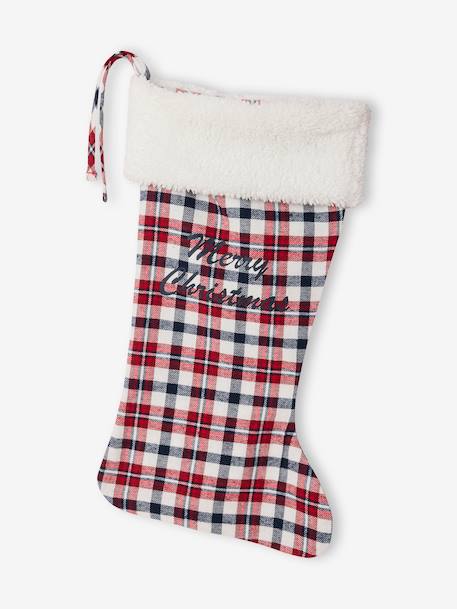 Chequered Jumpsuit + Socks Set for Newborns red - vertbaudet enfant 