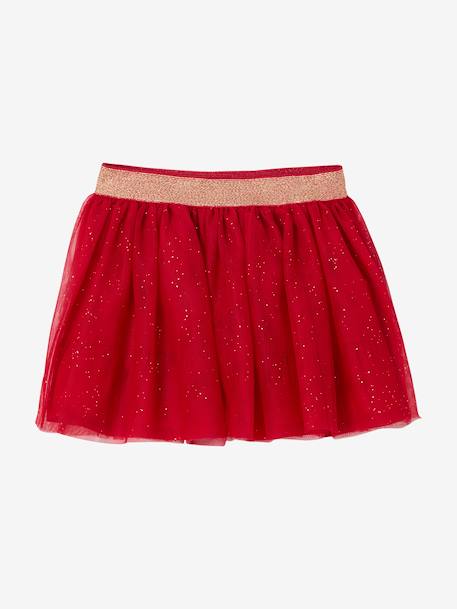 Baby girl set T-shirt skirt band for head accessories for hair Christmas gift box red - vertbaudet enfant 