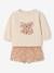 Christmas Set for Baby Girls: Sequinned Sweatshirt & Shorts gold - vertbaudet enfant 