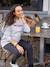'Bisou Mama' Sweatshirt & Leggings Set for Maternity & Nursing, ENVIE DE FRAISE marl grey - vertbaudet enfant 