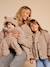 Sherpa Jacket with Leopard-Print Lining, Mother-Daughter Capsule Collection, ENVIE DE FRAISE taupe - vertbaudet enfant 